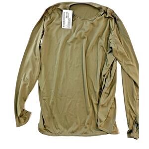Cold Weather Undershirt Men’s Size Large Regular Coyote Army Military Thermal
